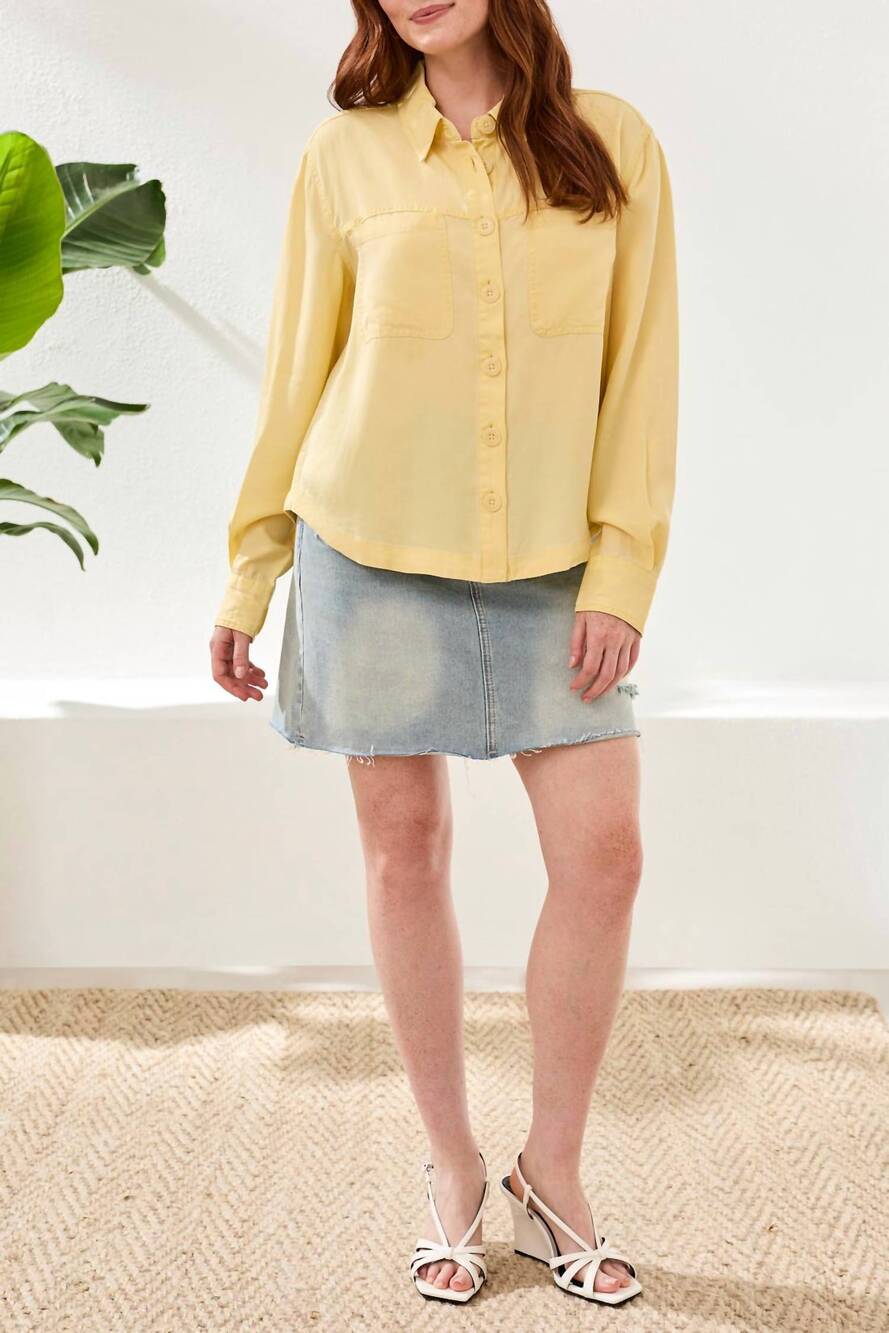NEW TRIBAL flowy overshirt in 1252-lemongrass